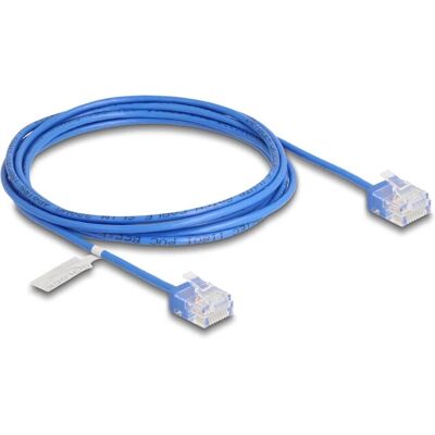 DeLock 80797 Ultra-slim Cat6 U/UTP Netzwerkkabel 2m - Blau DeLock 80797 Ultra-slim Cat6 U/UTP Netzwerkkabel 2m - Blau