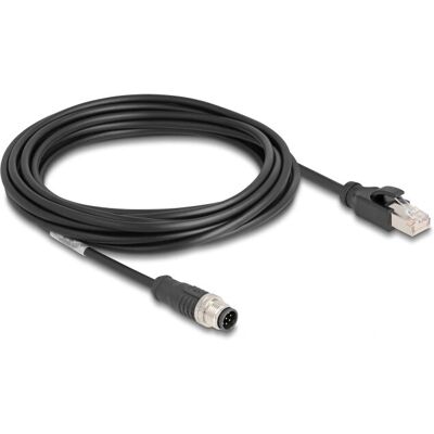 DeLOCK A-kodiertes M12 zu RJ45 Netzwerkkabel - 5m DeLOCK A-kodiertes M12 zu RJ45 Netzwerkkabel - 5m