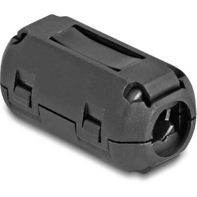 DeLock Ferritkern / Ferritring für Rundkabel 9 mm - Schwarz - 2 Stück DeLock Ferritkern / Ferritring für Rundkabel 9 mm - Schwarz - 2 Stück