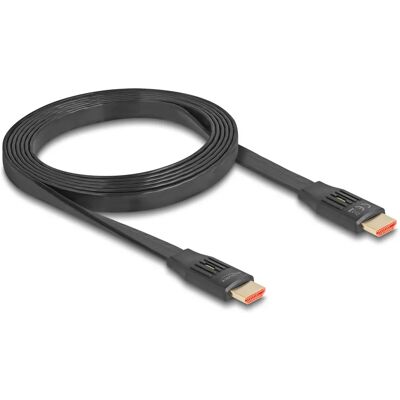DeLOCK 81002 HDMI Kabel - 2m - Schwarz - Unterstützt 8K 60Hz, 48Gbps, HDR DeLOCK 81002 HDMI Kabel - 2m - Schwarz - Unterstützt 8K 60Hz, 48Gbps, HDR