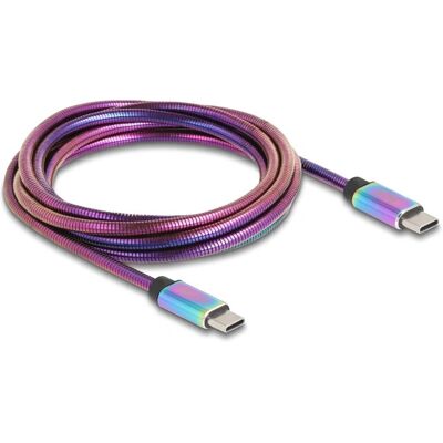 DeLOCK 81116 USB Kabel - 2m - Multicolor - USB 2.0 - USB-C Power Delivery DeLOCK 81116 USB Kabel - 2m - Multicolor - USB 2.0 - USB-C Power Delivery