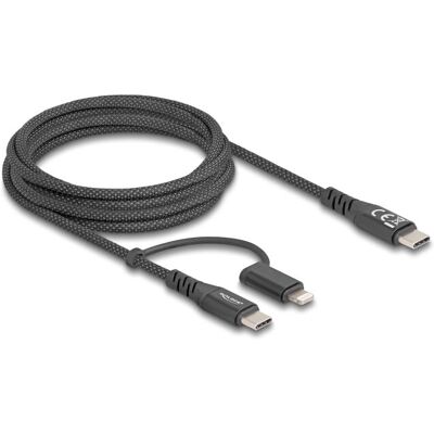 DeLOCK 81171 USB Kabel - 2 m - Schwarz - Daten & Schnellladen DeLOCK 81171 USB Kabel - 2 m - Schwarz - Daten & Schnellladen