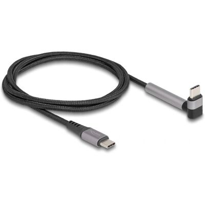 DeLOCK USB-Kabel - USB Typ-C, 1,5 m, Schwarz/Grau - USB 2.0 DeLOCK USB-Kabel - USB Typ-C, 1,5 m, Schwarz/Grau - USB 2.0
