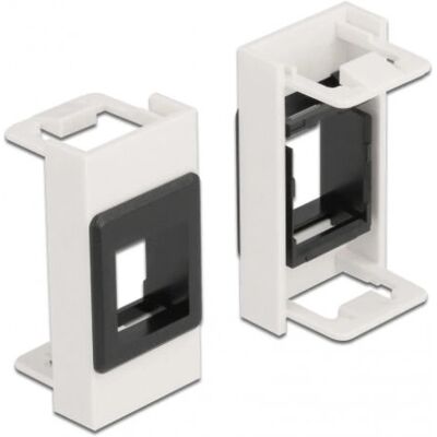 DeLOCK Wandplatte - Sicherer Keystone Halterung DeLOCK Wandplatte - Sicherer Keystone Halterung