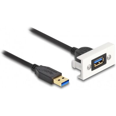 DeLock Easy 45 USB Kabel - USB 3.2 Gen 1 - 1m - Schwarz DeLock Easy 45 USB Kabel - USB 3.2 Gen 1 - 1m - Schwarz