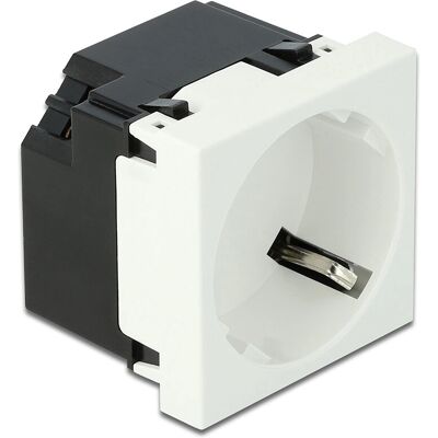 Prise DeLOCK Easy 45 - 16A, Blanc, CEE 7/3 Prise DeLOCK Easy 45 - 16A, Blanc, CEE 7/3