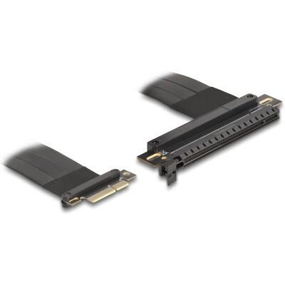 Tarjeta elevadora PCIe DeLock 81498 - Soporta PCIe 3.0 x4 a x16 - Cable de 30cm Tarjeta elevadora PCIe DeLock 81498 - Soporta PCIe 3.0 x4 a x16 - Cable de 30cm
