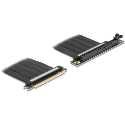 DeLOCK PCIe Stigerørskort - 90° x16 Slot - 30cm Kabel - PCIe 4.0 Adapter DeLOCK PCIe Stigerørskort - 90° x16 Slot - 30cm Kabel - PCIe 4.0 Adapter