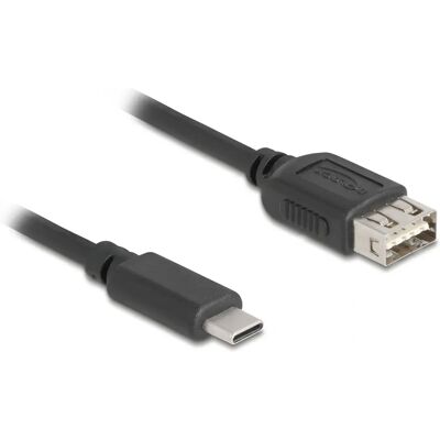 DeLOCK 81535 USB-Kabel - USB 2.0, 0,5 m, USB C auf USB A, Schwarz DeLOCK 81535 USB-Kabel - USB 2.0, 0,5 m, USB C auf USB A, Schwarz