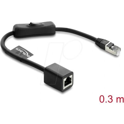 DeLOCK 81563 Netzwerkkabel - F/UTP, 0,3 m, mit Schalter DeLOCK 81563 Netzwerkkabel - F/UTP, 0,3 m, mit Schalter