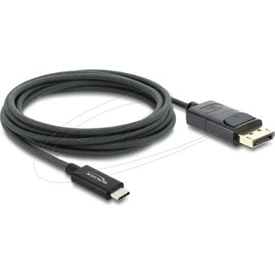 Câble USB-C vers DisplayPort 4K 60Hz coaxial - 2m Câble USB-C vers DisplayPort 4K 60Hz coaxial - 2m