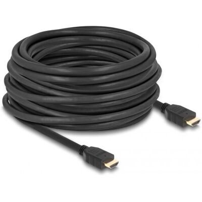 Delock 82007 HDMI Kabel - 8K 60Hz, 12m, Schwarz, Highspeed mit Ethernet Delock 82007 HDMI Kabel - 8K 60Hz, 12m, Schwarz, Highspeed mit Ethernet