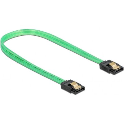 DeLOCK 82064 SATA-Kabel UV Leuchteffekt grün - 0,3 m - SATA 6 Gb/s DeLOCK 82064 SATA-Kabel UV Leuchteffekt grün - 0,3 m - SATA 6 Gb/s
