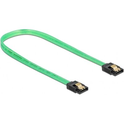 DeLock SATA-Kabel 82112 - UV Leuchteffekt - 0,7 m - SATA 7-polig DeLock SATA-Kabel 82112 - UV Leuchteffekt - 0,7 m - SATA 7-polig