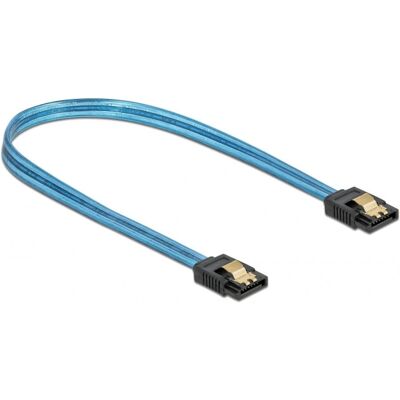 DeLOCK 82127 UV Leuchteffekt Blau SATA-Kabel - 0,3 m - SATA 7-polig DeLOCK 82127 UV Leuchteffekt Blau SATA-Kabel - 0,3 m - SATA 7-polig