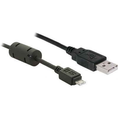 DeLock USB 2.0 Kabel - 1,0m USB A Micro-USB A Schwarz DeLock USB 2.0 Kabel - 1,0m USB A Micro-USB A Schwarz