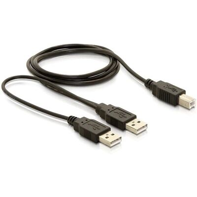 Cable USB 2.0 DeLOCK 1m USB B a USB A Negro Cable USB 2.0 DeLOCK 1m USB B a USB A Negro