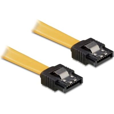 DeLOCK 0,3 m SATA-kábel - Sárga DeLOCK 0,3 m SATA-kábel - Sárga