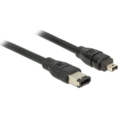 DeLock FireWire Kabel 3m - IEEE 1394B 6-pol/4-pol - Für Kameras & externe Laufwerke DeLock FireWire Kabel 3m - IEEE 1394B 6-pol/4-pol - Für Kameras & externe Laufwerke