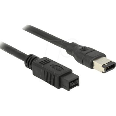 DeLOCK 82595 - 1m FireWire 800 Kabel met 6- en 9-pins aansluitingen DeLOCK 82595 - 1m FireWire 800 Kabel met 6- en 9-pins aansluitingen