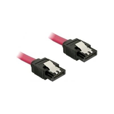Delock 82677 SATA Kábel - 6Gbps - 50cm - Piros Delock 82677 SATA Kábel - 6Gbps - 50cm - Piros
