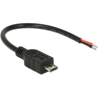 DeLOCK USB-Kabel Micro-B 0,1 m Schwarz - USB 2.0 DeLOCK USB-Kabel Micro-B 0,1 m Schwarz - USB 2.0