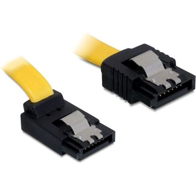 Cavo SATA Delock 30cm - Bloccabile, Angolare, Metallo - SATA 150/300/600 Cavo SATA Delock 30cm - Bloccabile, Angolare, Metallo - SATA 150/300/600