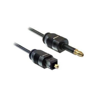 Delock 2m Toslink Audio Kabel - Optisch - Schwarz Delock 2m Toslink Audio Kabel - Optisch - Schwarz