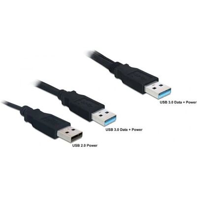 DeLock DL82908 USB kábel - 0,6 m, USB 3.2/3.1, Fekete DeLock DL82908 USB kábel - 0,6 m, USB 3.2/3.1, Fekete
