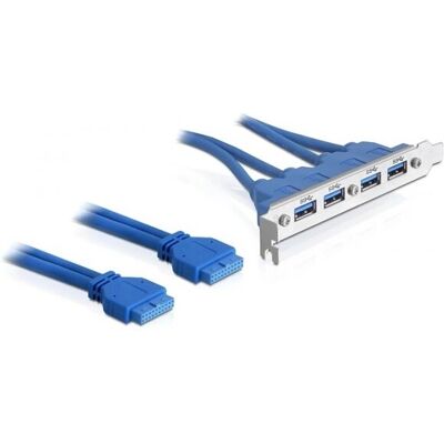 DeLOCK USB 3.0 uitbreidingskaart - 4 poorten DeLOCK USB 3.0 uitbreidingskaart - 4 poorten