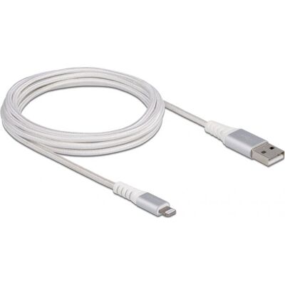 DeLOCK 83003 USB Lightning Kabel - 3m, Weiß DeLOCK 83003 USB Lightning Kabel - 3m, Weiß