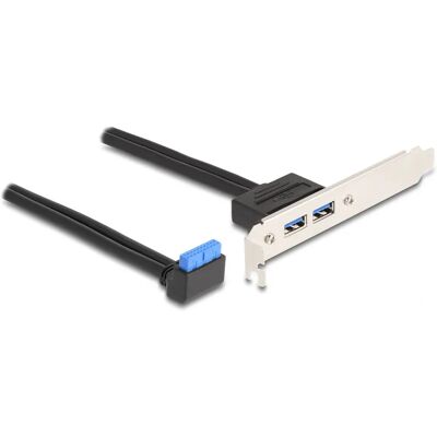 Tarjeta de interfaz interna USB 3.2 Gen 1 de DeLOCK - Expande PC con 2 puertos USB 5 Gbps Tarjeta de interfaz interna USB 3.2 Gen 1 de DeLOCK - Expande PC con 2 puertos USB 5 Gbps