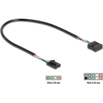 Câble USB DeLOCK 83025 - Données & Alimentation, 30cm, Noir Câble USB DeLOCK 83025 - Données & Alimentation, 30cm, Noir