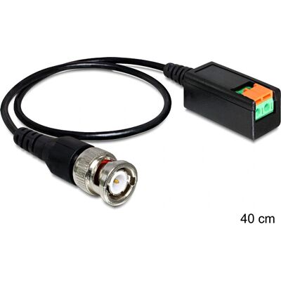 Cable de señal DeLOCK 83181 - 0.4m - BNC macho a bloque terminal - Uso industrial Cable de señal DeLOCK 83181 - 0.4m - BNC macho a bloque terminal - Uso industrial