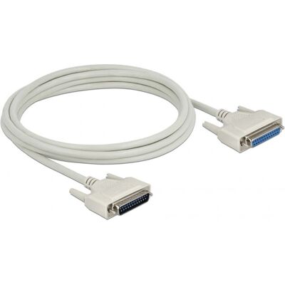 Delock 83209 Seriell Kabel Beige - Verlängerung - D-Sub 25 polig Delock 83209 Seriell Kabel Beige - Verlängerung - D-Sub 25 polig