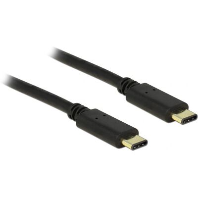 Delock 2m USB 2.0 USB C Kabel - Schwarz Delock 2m USB 2.0 USB C Kabel - Schwarz