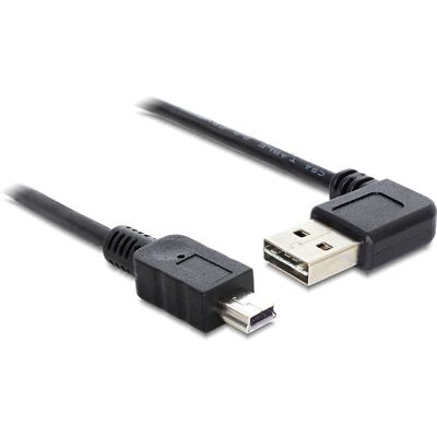 DeLOCK 5m USB 2.0 A - miniUSB M/M Kabel - Schwarz DeLOCK 5m USB 2.0 A - miniUSB M/M Kabel - Schwarz