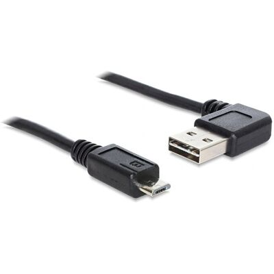 DeLOCK 3m USB 2.0 A - micro-B Kabel - Schwarz DeLOCK 3m USB 2.0 A - micro-B Kabel - Schwarz