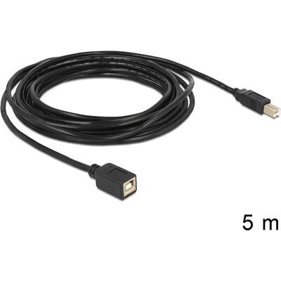DeLOCK 83429 USB 2.0 5 m USB B Verlängerungskabel DeLOCK 83429 USB 2.0 5 m USB B Verlängerungskabel