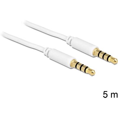 DeLOCK cavo audio da 3,5 mm a 3,5 mm, 5m - cavo audio DeLOCK cavo audio da 3,5 mm a 3,5 mm, 5m - cavo audio
