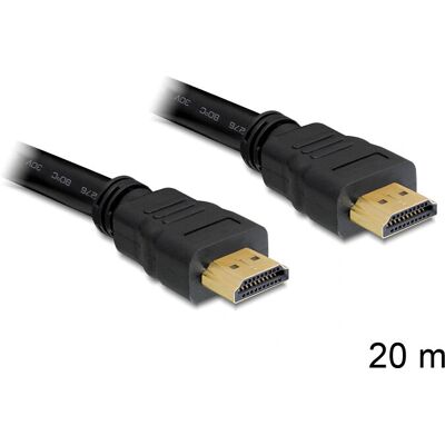 DeLOCK 20m HDMI Kabel - Hochgeschwindigkeits HDMI mit Ethernet DeLOCK 20m HDMI Kabel - Hochgeschwindigkeits HDMI mit Ethernet