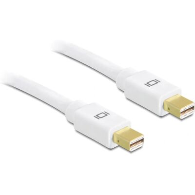 Cable Mini Displayport DeLOCK 0.5m - Blanco - Cable Cable Mini Displayport DeLOCK 0.5m - Blanco - Cable