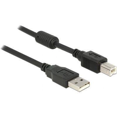 DeLOCK 83566 USB-kaapeli - USB 2.0 - 1m - Musta - Tietojen siirtonopeus 480 Mbps - Tulostimet, skannerit DeLOCK 83566 USB-kaapeli - USB 2.0 - 1m - Musta - Tietojen siirtonopeus 480 Mbps - Tulostimet, skannerit