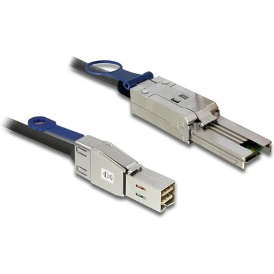 Delock Mini SAS HD SFF-8644 zu SFF-8088 Kabel - 2m Delock Mini SAS HD SFF-8644 zu SFF-8088 Kabel - 2m