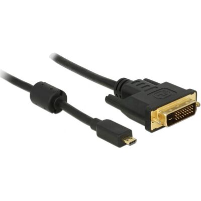 Adaptateur câble vidéo DeLOCK 83586 - Dual Link - Micro-HDMI D - DVI-D - 2m - Publicité Adaptateur câble vidéo DeLOCK 83586 - Dual Link - Micro-HDMI D - DVI-D - 2m - Publicité