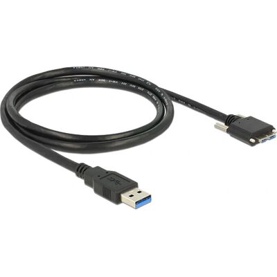 DeLOCK 1m USB 3.0 Kabel USB A auf Micro-USB B - Schwarz DeLOCK 1m USB 3.0 Kabel USB A auf Micro-USB B - Schwarz