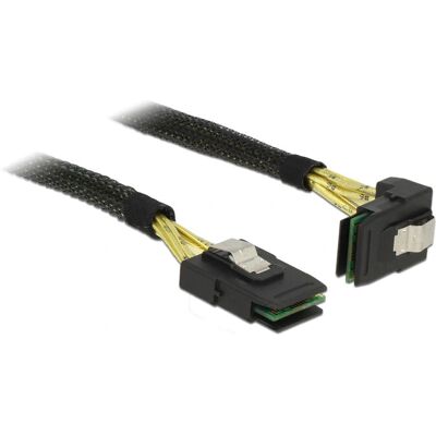 DeLock 0,5m 2xMini SAS SFF-8087 Schwarzes - SAS Kabel DeLock 0,5m 2xMini SAS SFF-8087 Schwarzes - SAS Kabel