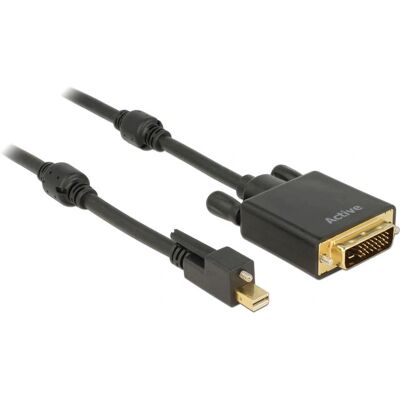 DeLOCK 83726 Videokaapeli - 2 m - Mini DisplayPort DVI - Musta DeLOCK 83726 Videokaapeli - 2 m - Mini DisplayPort DVI - Musta