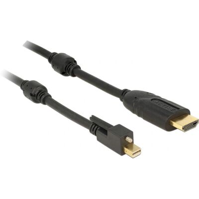 Adattatore cavo video DeLOCK 83730 - 2m Mini DisplayPort HDMI Nero Adattatore cavo video DeLOCK 83730 - 2m Mini DisplayPort HDMI Nero