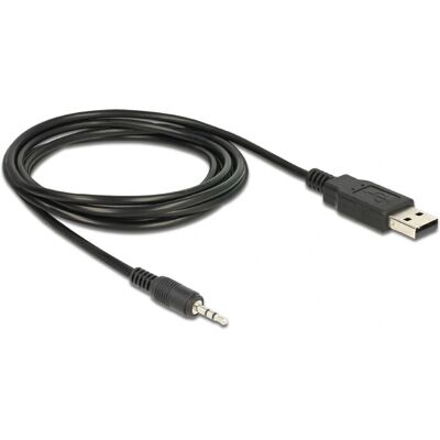 DeLock 1,8 m USB 2.0-A / 2,5 mm Kabel - Seriell Adapter - Industriell Einsatz DeLock 1,8 m USB 2.0-A / 2,5 mm Kabel - Seriell Adapter - Industriell Einsatz